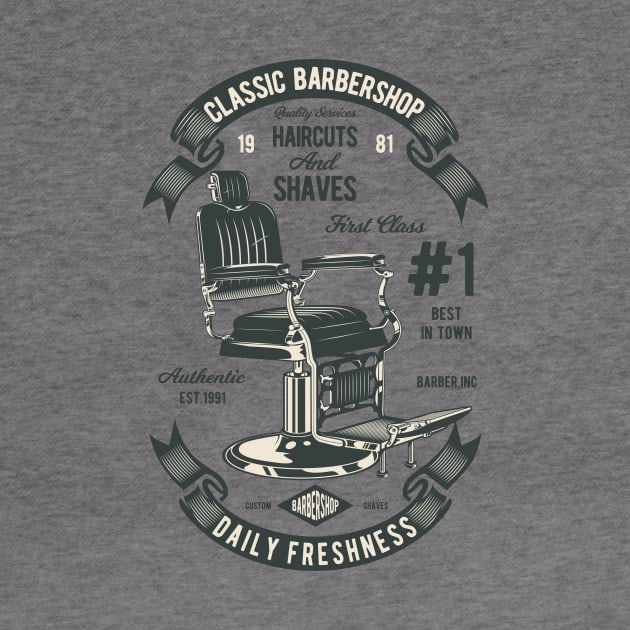 Classic Barbershop by Pureteeshop